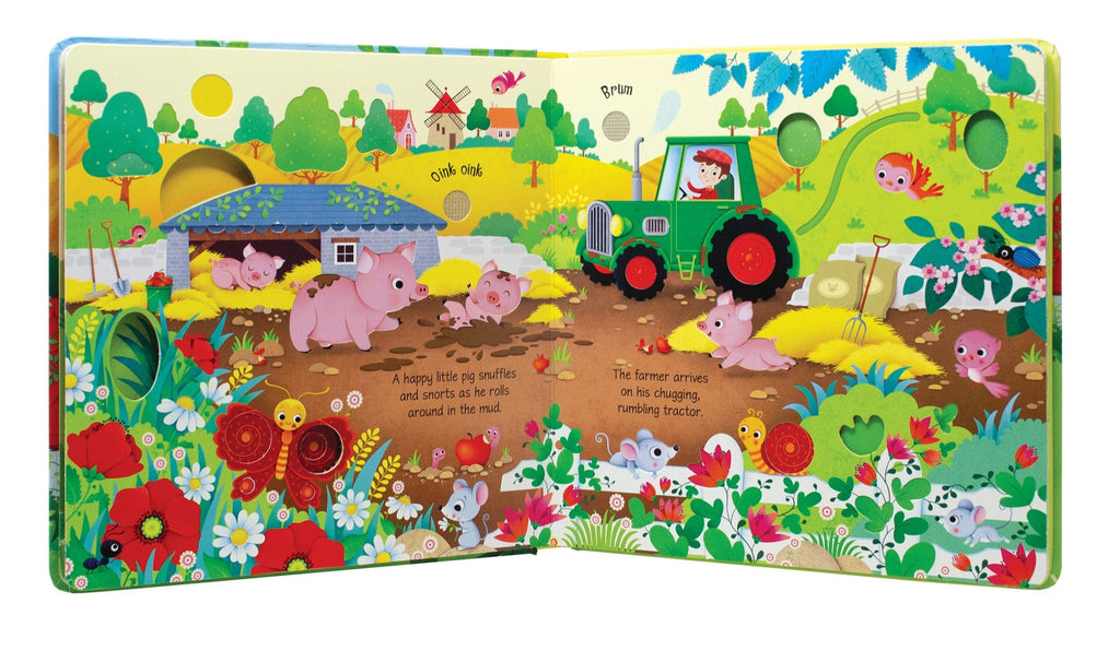 Usborne – Farm Sounds – Carte cu sunete pentru copii 3+ ani – carte pentru copii Usborne, preview pagini