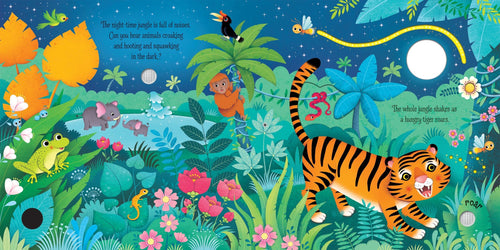 Detaliu din cartea „Jungle Sounds”, Usborne – imaginea 2