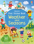 Usborne – First Sticker Book Weather and Seasons – Carte cu stickere pentru copii 3+ ani – carte pentru copii Usborne, copertă