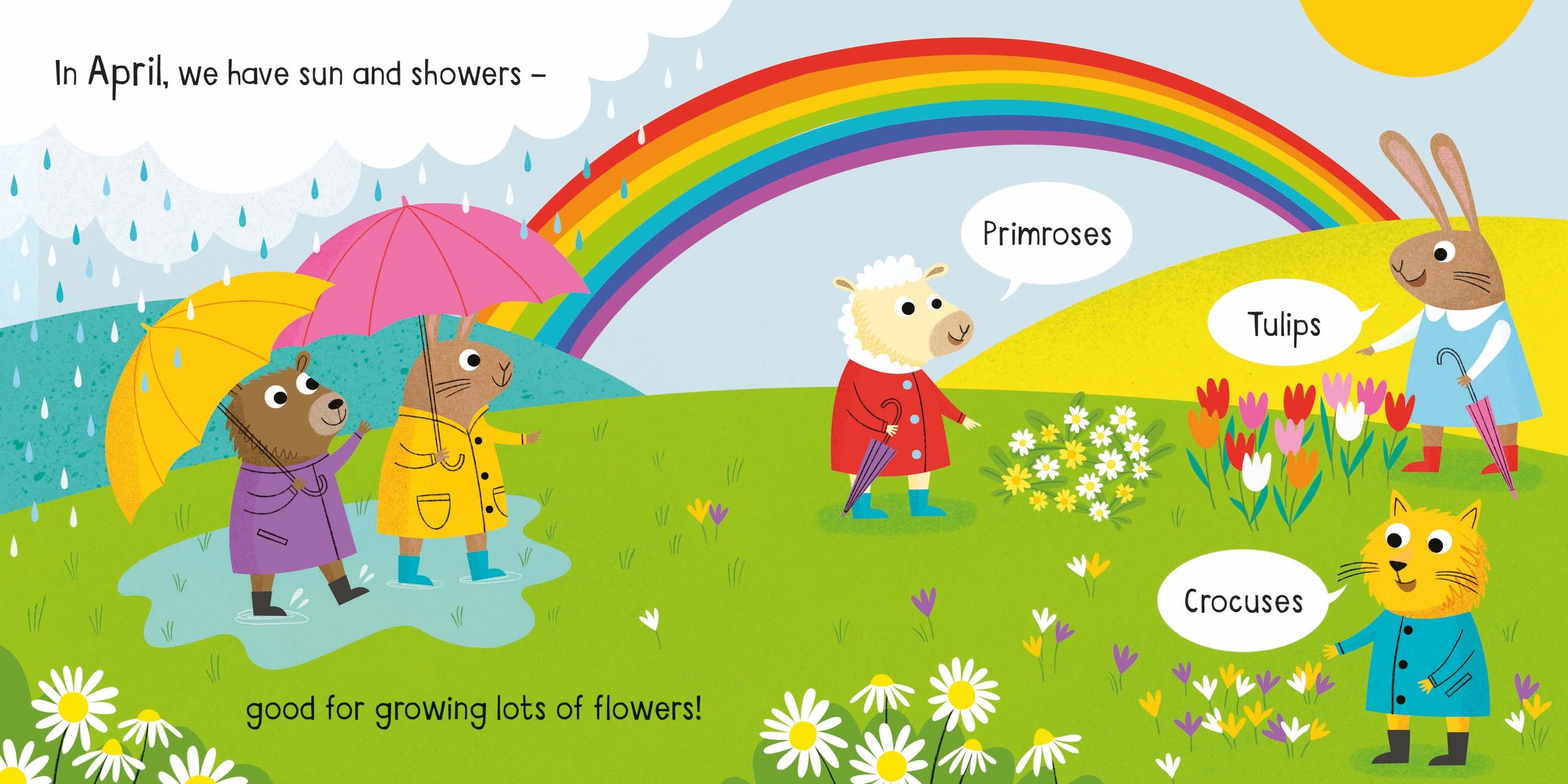 Usborne – Little Board Books Months of the Year – Carte pentru copii 18+ luni – carte pentru copii Usborne, detalii conținut