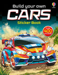 Usborne – Build your own Cars Sticker book – Carte cu stickere pentru copii 4+ ani – carte pentru copii Usborne, copertă