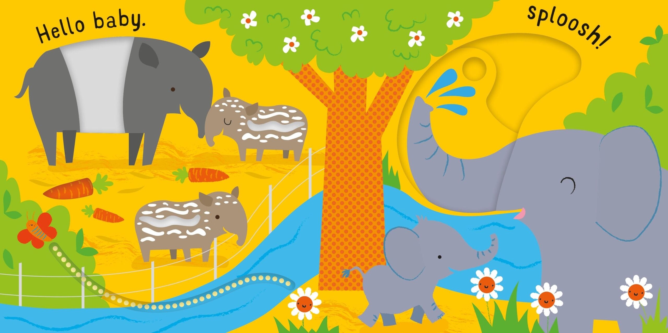 Usborne – Slide and See Zoo – Carte pentru copii 6+ luni – carte pentru copii Usborne, detalii conținut