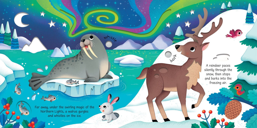 Usborne – Wild Animals Sound Book – Carte cu sunete pentru copii 6+ luni – carte pentru copii Usborne, pagini interior ilustrate