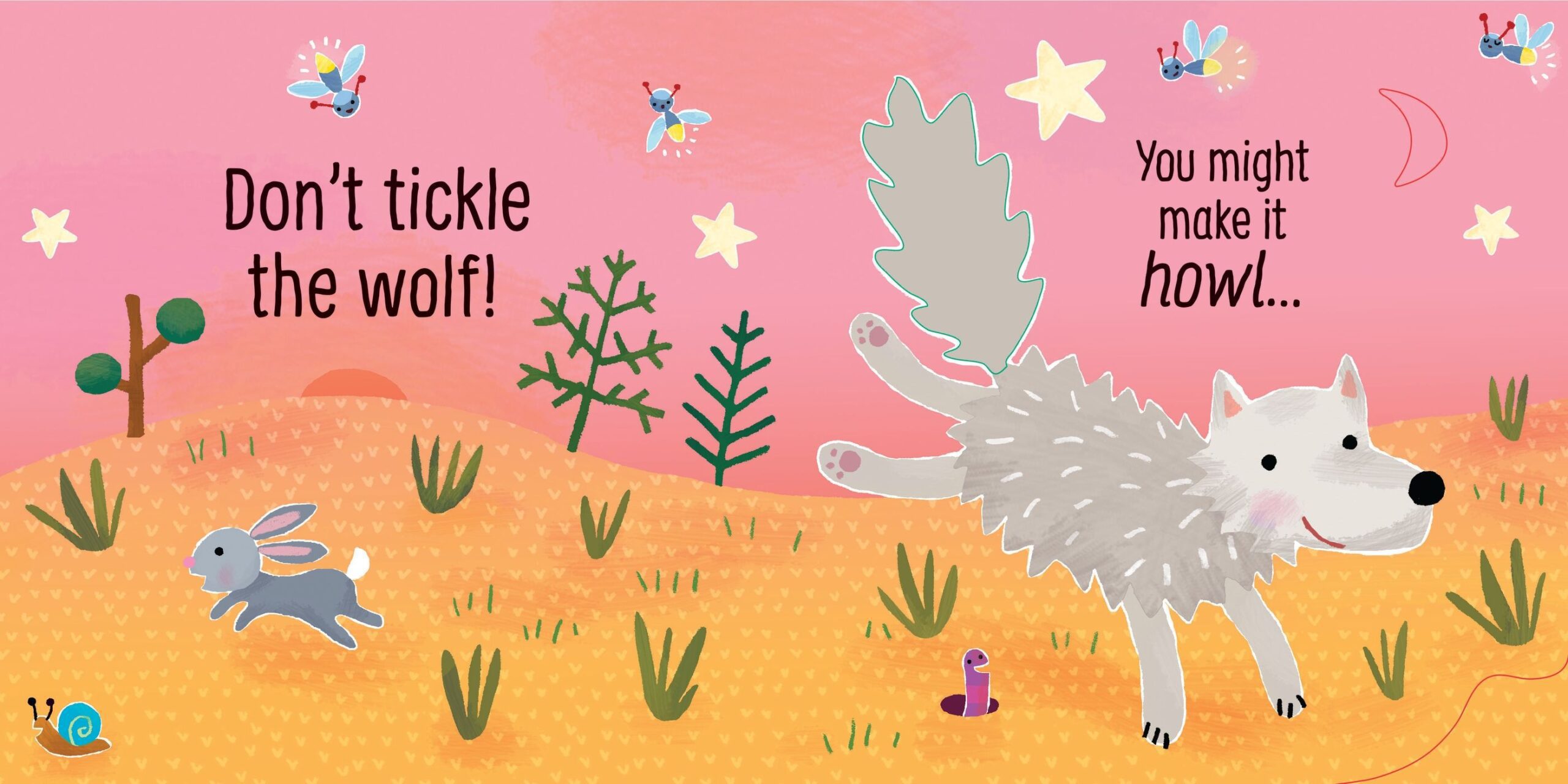 Usborne – Don't Tickle the Bear! – Carte cu sunete pentru copii 6+ luni – carte pentru copii Usborne, pagini interior ilustrate