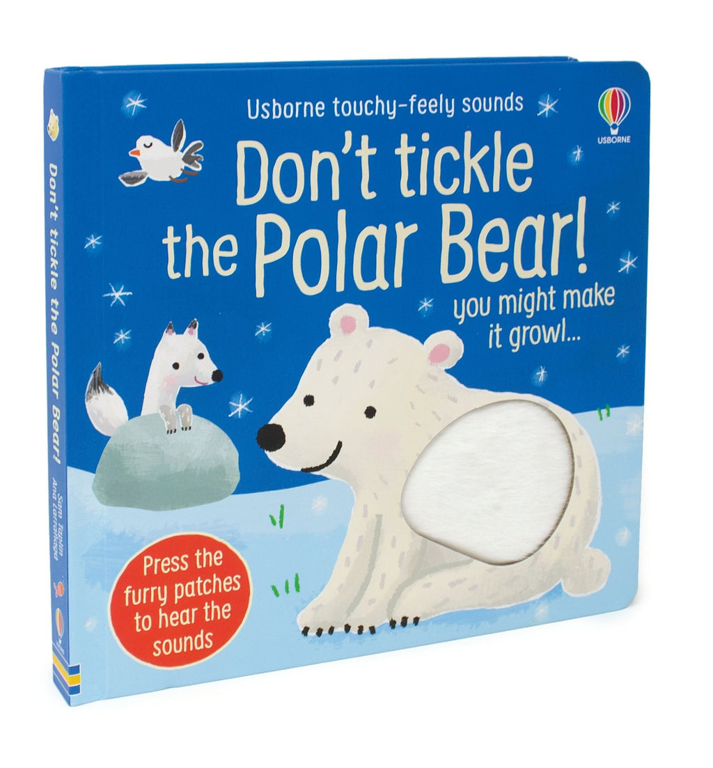 Usborne – Don't Tickle the Polar Bear! – Carte cu sunete pentru copii 6+ luni – carte pentru copii Usborne, detalii conținut