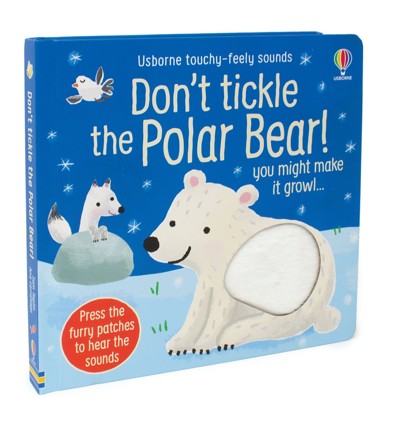Usborne – Don't Tickle the Polar Bear! – Carte cu sunete pentru copii 6+ luni – carte pentru copii Usborne, detalii conținut