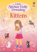 Usborne – Little Sticker Dolly Dressing Kittens – Carte cu stickere pentru copii 4+ ani – carte pentru copii Usborne, copertă
