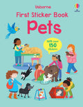 Usborne – First Sticker Book Pets – Carte cu stickere pentru copii 3+ ani – carte pentru copii Usborne, copertă