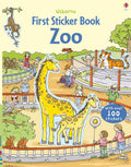 Usborne – First Sticker Book Zoo – Carte cu stickere pentru copii 3+ ani – carte pentru copii Usborne, copertă