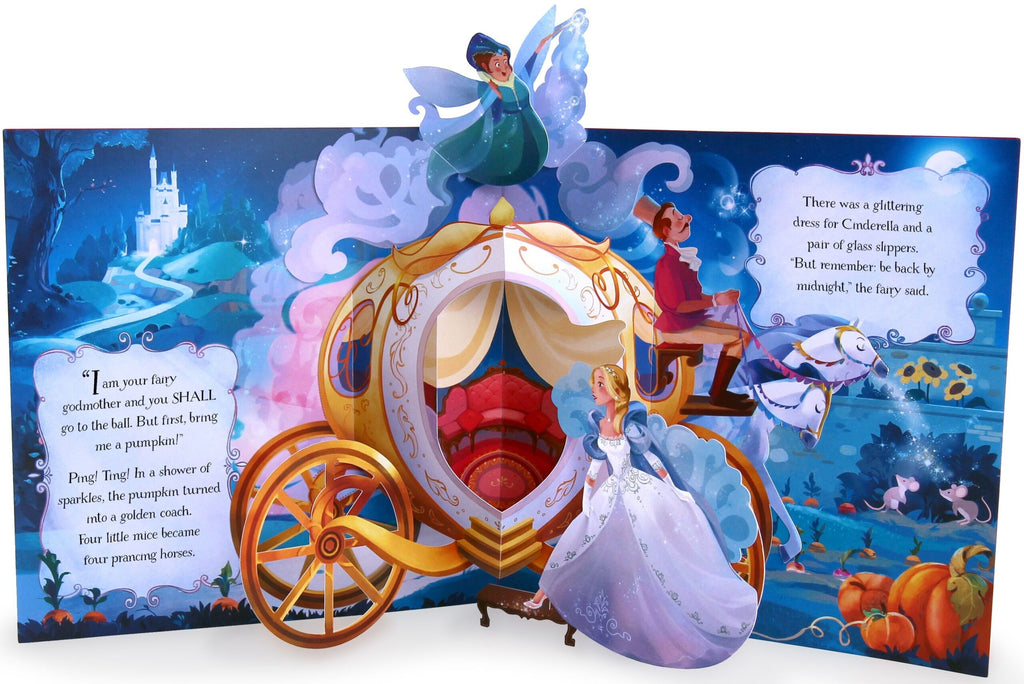 Usborne – Pop-up Cinderella – Carte pentru copii 3+ ani – carte pentru copii Usborne, preview pagini