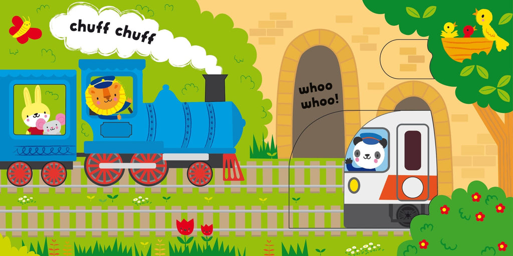 Usborne – Baby's Very First Slide and See Things That Go – Carte pentru copii 6+ luni – carte pentru copii Usborne, detalii conținut