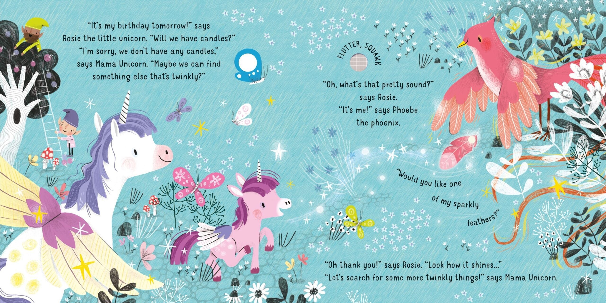 Usborne – Lights and Sounds Unicorns – Carte pentru copii 6+ luni – carte pentru copii Usborne, preview pagini