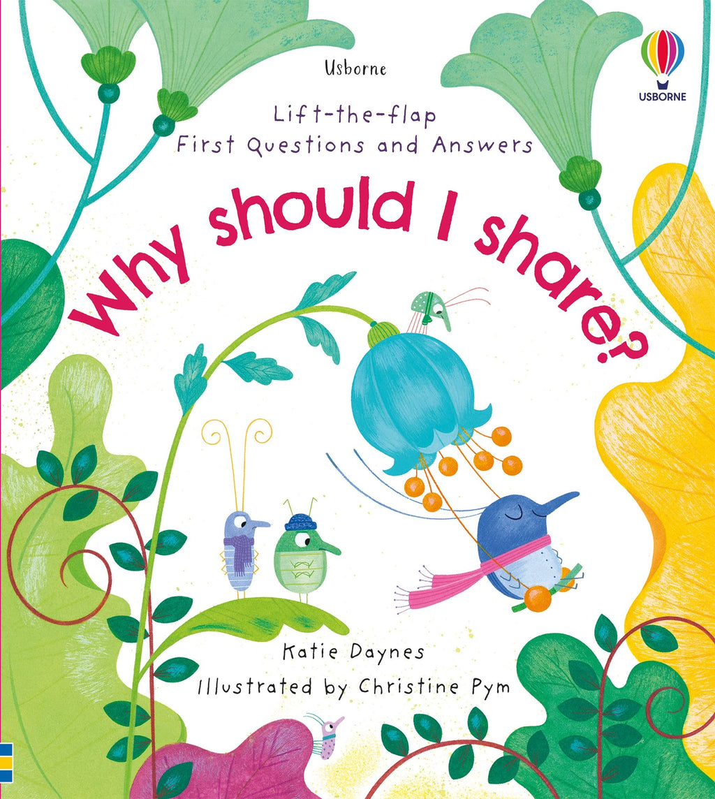 Usborne – First Questions and Answers: Why should I share? – Carte pentru copii 4+ ani – carte pentru copii Usborne, copertă