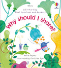 Usborne – First Questions and Answers: Why should I share? – Carte pentru copii 4+ ani – carte pentru copii Usborne, copertă