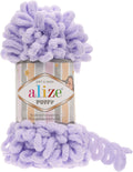 Ghem Alize Puffy 146, lavandă, fir cu bucle de 100 g