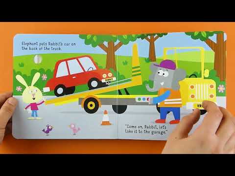 Videoclip de prezentare pentru cartea „Let's go on a Truck!”, Usborne