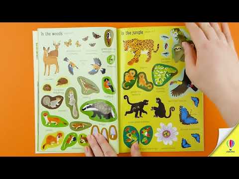 Videoclip de prezentare pentru cartea „Little First Stickers Nature”, Usborne