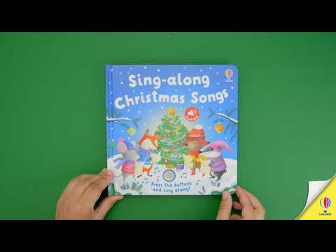 Sing-along Christmas Songs – Carte muzicală cu colinde pentru copii 6+ luni, Usborne