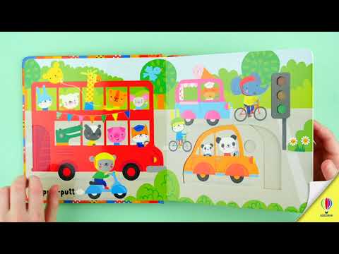 Videoclip de prezentare pentru cartea „Baby's Very First Slide and See Things That Go”, Usborne