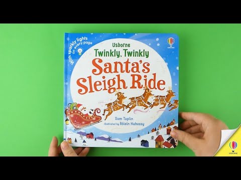 Videoclip de prezentare pentru cartea „Twinkly Twinkly Santa's Sleigh Ride”, Usborne