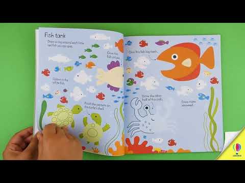 Videoclip de prezentare pentru cartea „Little Children's Activity Book”, Usborne