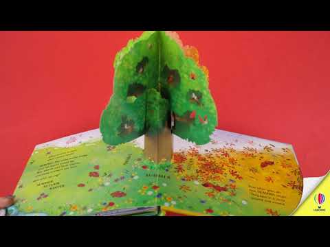 Videoclip de prezentare pentru cartea „Pop-Up Seasons”, Usborne