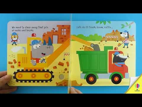 Videoclip de prezentare pentru cartea „Let's go on a Digger”, Usborne