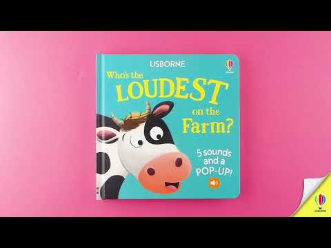 Videoclip de prezentare pentru cartea „Who's the Loudest on the Farm?”, Usborne