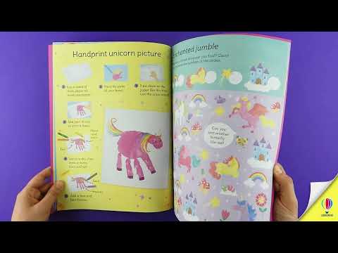 Videoclip de prezentare pentru cartea „Unicorn things to make and do”, Usborne
