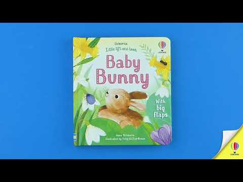 Videoclip de prezentare pentru cartea „Little Lift and Look Baby Bunny”, Usborne