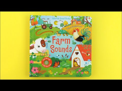 Videoclip de prezentare pentru cartea „Farm Sounds”, Usborne