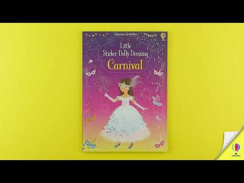 Videoclip de prezentare pentru cartea „Little Sticker Dolly Dressing Carnival”, Usborne