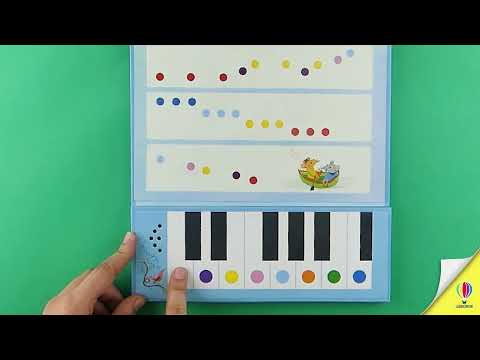 Videoclip de prezentare pentru cartea „My First Keyboard Book”, Usborne