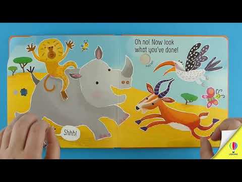 Videoclip de prezentare pentru cartea „Don't Tickle the Rhino!”, Usborne