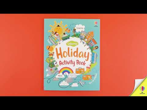 Videoclip de prezentare pentru cartea „Holiday Activity Book”, Usborne