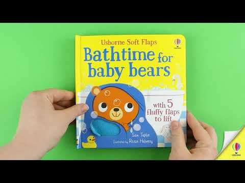 Videoclip de prezentare pentru cartea „Bathtime for Baby Bears”, Usborne