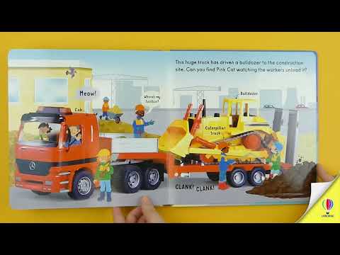 Videoclip de prezentare pentru cartea „Lift and Look Trucks”, Usborne