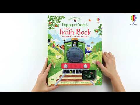 Videoclip de prezentare pentru cartea „Poppy and Sam's Wind-up Train Book”, Usborne