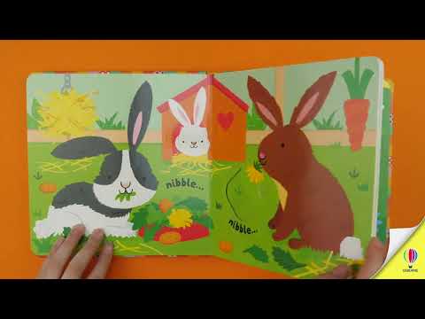 Videoclip de prezentare pentru cartea „Baby's Very First Slide and See Pets”, Usborne