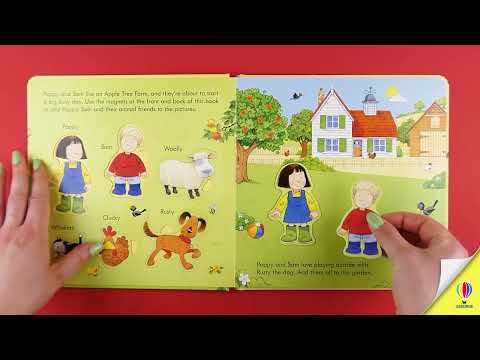 Videoclip de prezentare pentru cartea „Poppy and Sam Magnet Book”, Usborne