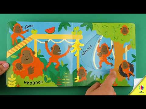 Videoclip de prezentare pentru cartea „Slide and See Zoo”, Usborne