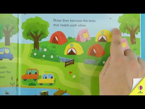 Videoclip de prezentare pentru cartea „Wipe-Clean Travel Activities”, Usborne