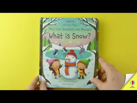 Videoclip de prezentare pentru cartea „Very First Questions and Answers What is Snow?”, Usborne