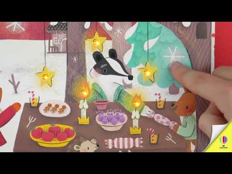 Videoclip de prezentare pentru cartea „Lights and Sounds Christmas”, Usborne
