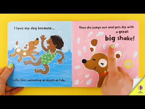 Videoclip de prezentare pentru cartea „Dogs & Puppies Sound Book”, Usborne