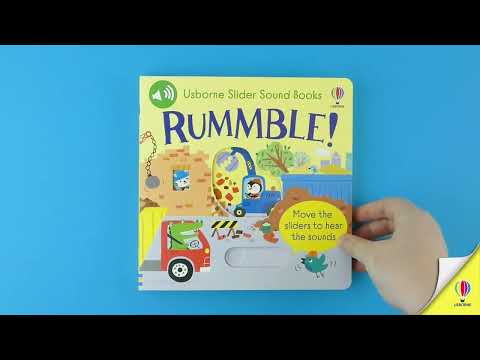 Videoclip de prezentare pentru cartea „Slider Sound Books: Rummble!”, Usborne