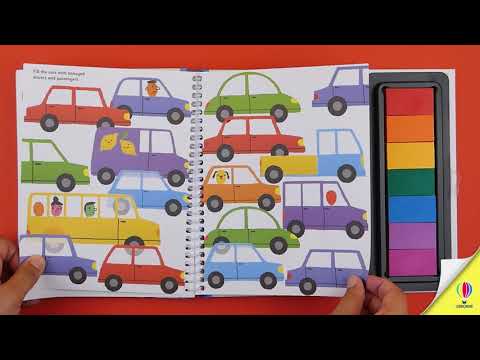 Videoclip de prezentare pentru cartea „Fingerprint Activities”, Usborne