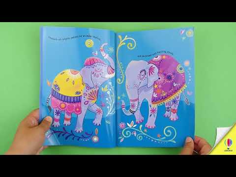 Videoclip de prezentare pentru cartea „Sparkly Sticker Book”, Usborne