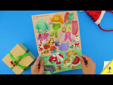 Sticker Dolly Dressing Cosy Christmas – Carte cu stickere pentru copii 5+ ani, Usborne