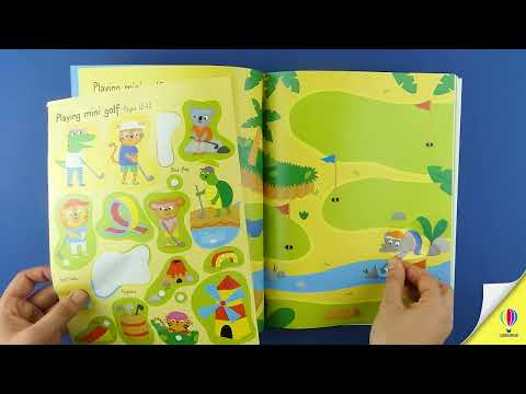 Videoclip de prezentare pentru cartea „First Sticker Book Summer”, Usborne